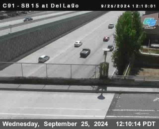 SB 15 at Del Lago bridge