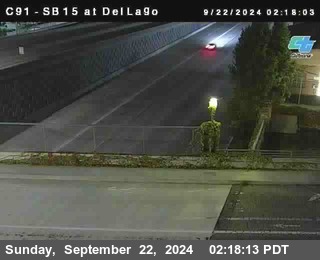 SB 15 at Del Lago bridge