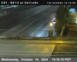 SB 15 at Del Lago bridge