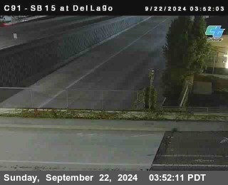 SB 15 at Del Lago bridge