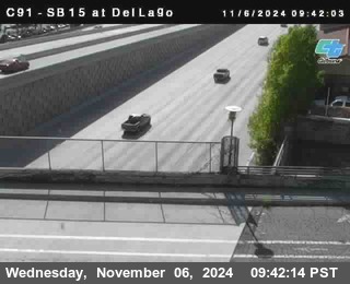 SB 15 at Del Lago bridge