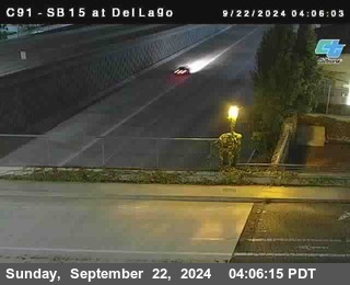 SB 15 at Del Lago bridge