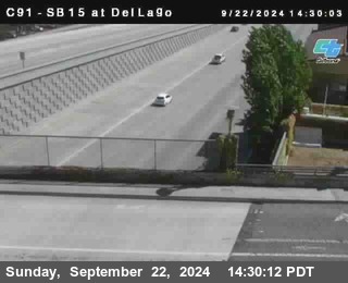 SB 15 at Del Lago bridge