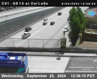 SB 15 at Del Lago bridge