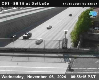 SB 15 at Del Lago bridge