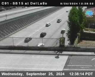 SB 15 at Del Lago bridge