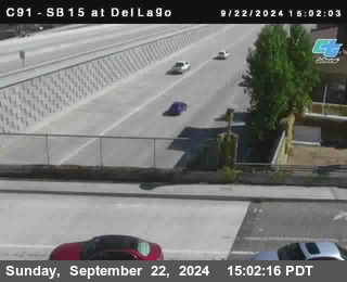 SB 15 at Del Lago bridge