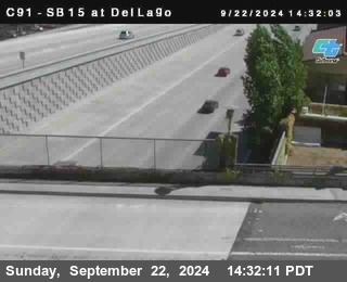 SB 15 at Del Lago bridge