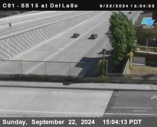 SB 15 at Del Lago bridge