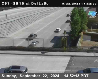 SB 15 at Del Lago bridge