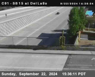 SB 15 at Del Lago bridge