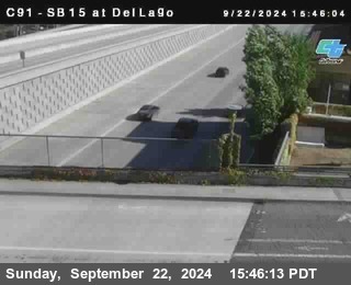 SB 15 at Del Lago bridge