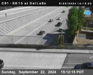 SB 15 at Del Lago bridge