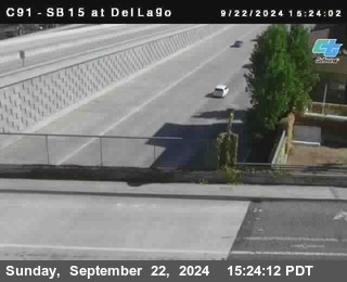 SB 15 at Del Lago bridge