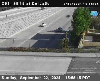 SB 15 at Del Lago bridge