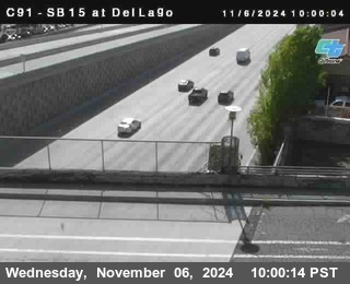 SB 15 at Del Lago bridge