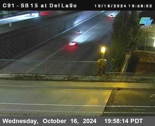 SB 15 at Del Lago bridge