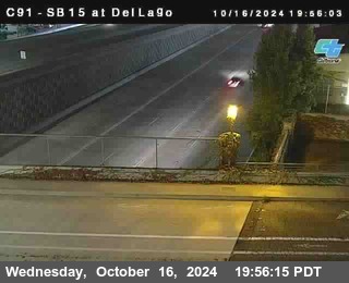 SB 15 at Del Lago bridge