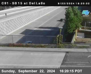 SB 15 at Del Lago bridge