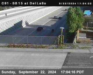 SB 15 at Del Lago bridge