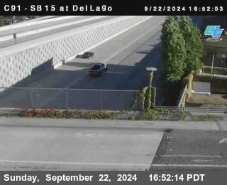 SB 15 at Del Lago bridge