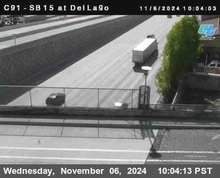 SB 15 at Del Lago bridge