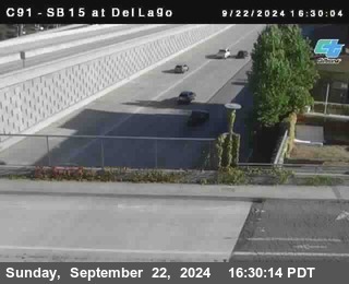 SB 15 at Del Lago bridge