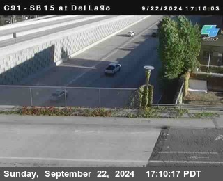 SB 15 at Del Lago bridge