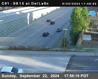 SB 15 at Del Lago bridge