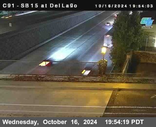 SB 15 at Del Lago bridge