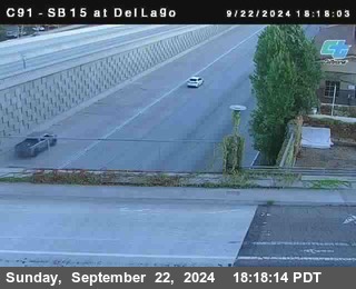 SB 15 at Del Lago bridge