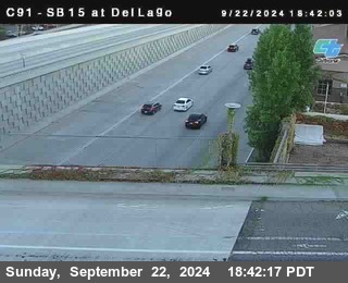 SB 15 at Del Lago bridge