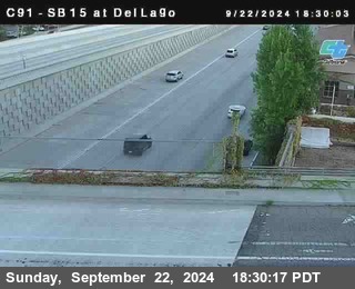 SB 15 at Del Lago bridge