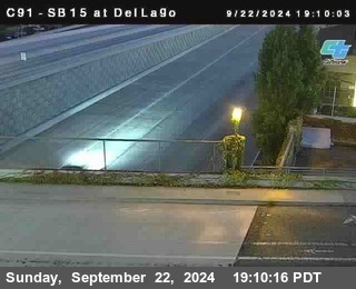 SB 15 at Del Lago bridge