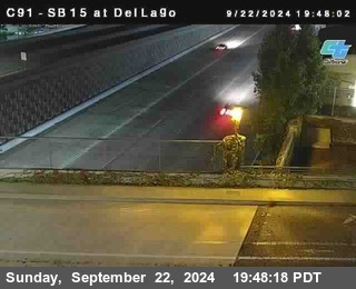 SB 15 at Del Lago bridge