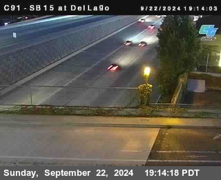 SB 15 at Del Lago bridge