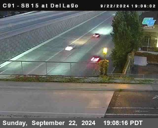 SB 15 at Del Lago bridge