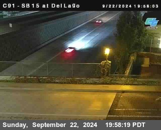 SB 15 at Del Lago bridge