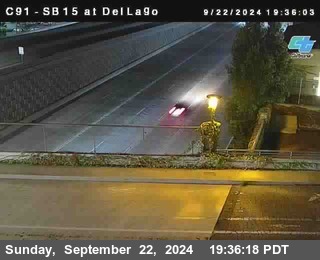 SB 15 at Del Lago bridge