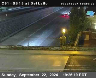 SB 15 at Del Lago bridge