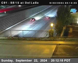 SB 15 at Del Lago bridge