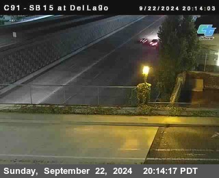 SB 15 at Del Lago bridge