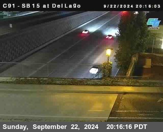 SB 15 at Del Lago bridge