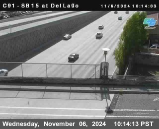 SB 15 at Del Lago bridge