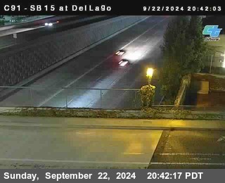 SB 15 at Del Lago bridge