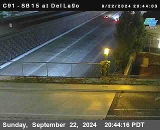 SB 15 at Del Lago bridge