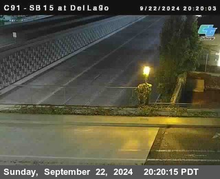 SB 15 at Del Lago bridge