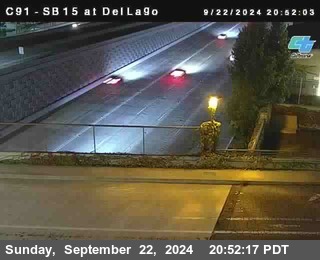 SB 15 at Del Lago bridge