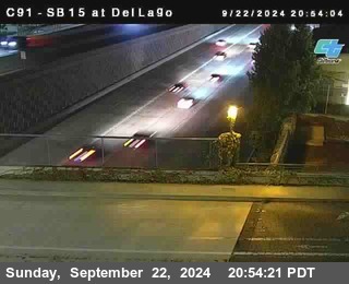 SB 15 at Del Lago bridge