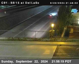 SB 15 at Del Lago bridge